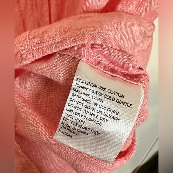 Johnny Bigg Red Button Down Collared Shirt 5XL Pre-owned - Picture 4 of 8